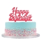 Preview: Cake Topper - Happy Birthday Pink